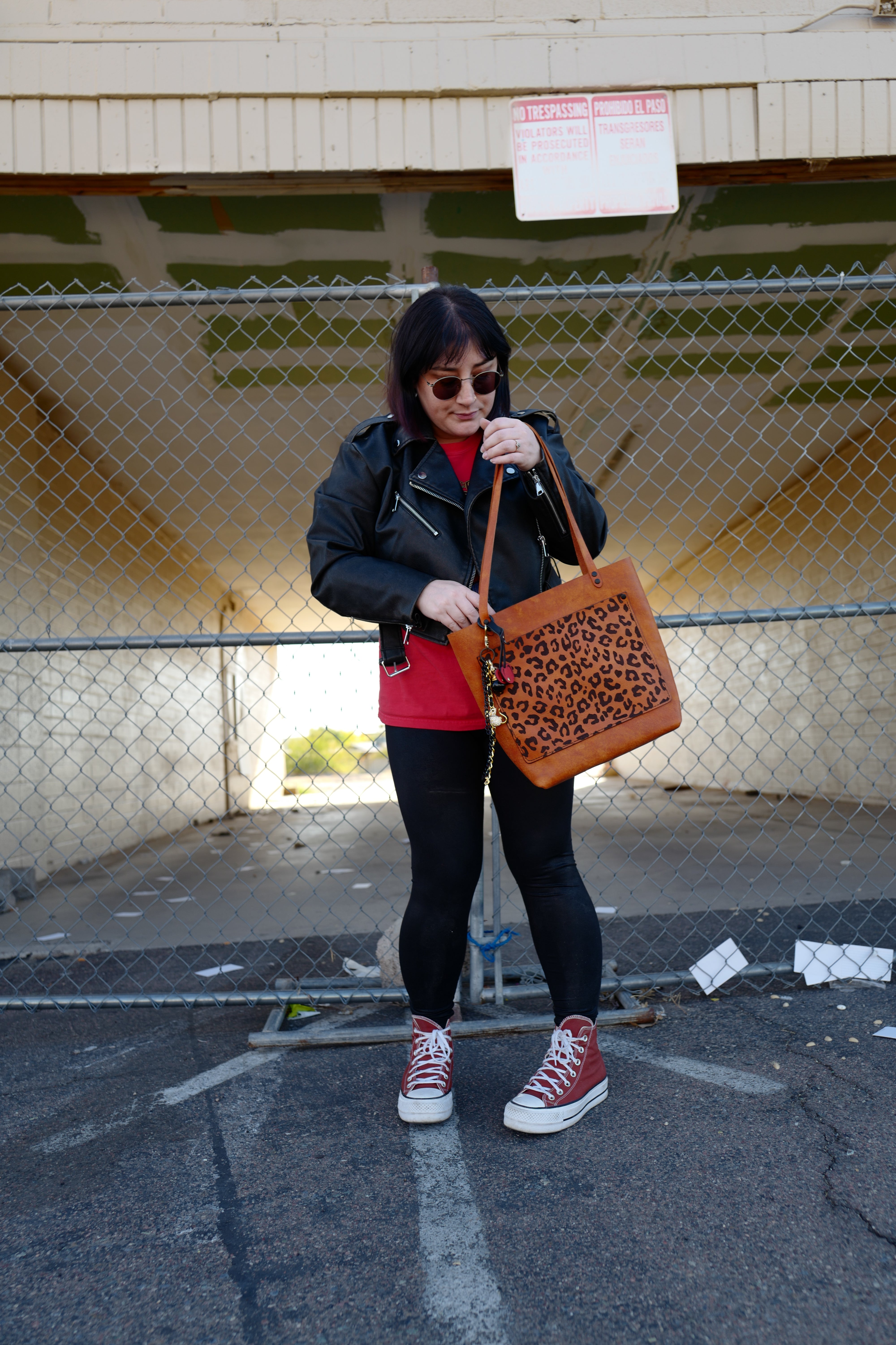 The Work Tote: Leopard Print