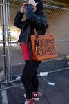 The Work Tote: Leopard Print