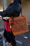 The Work Tote: Leopard Print