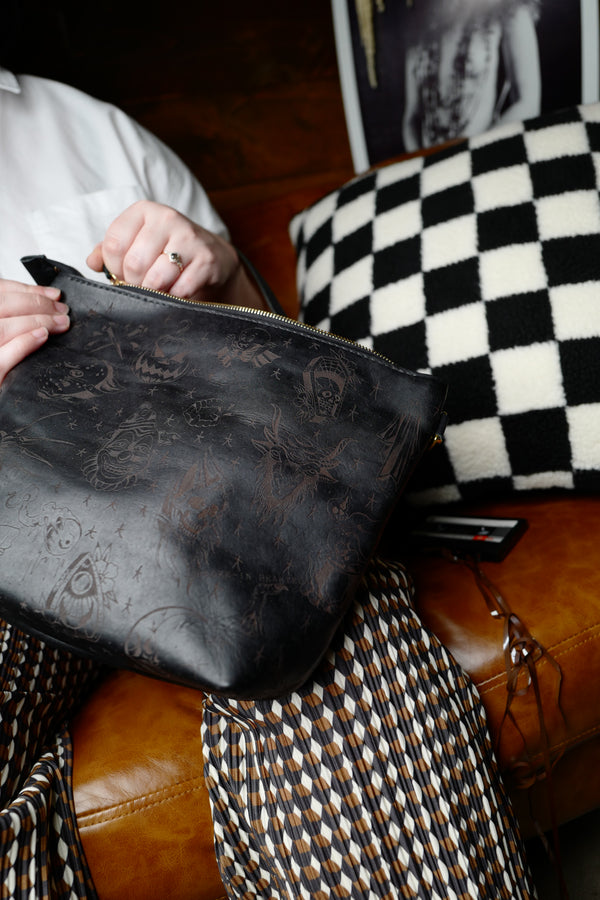 The Lola Zip Crossbody: Spooky Flash Sheet