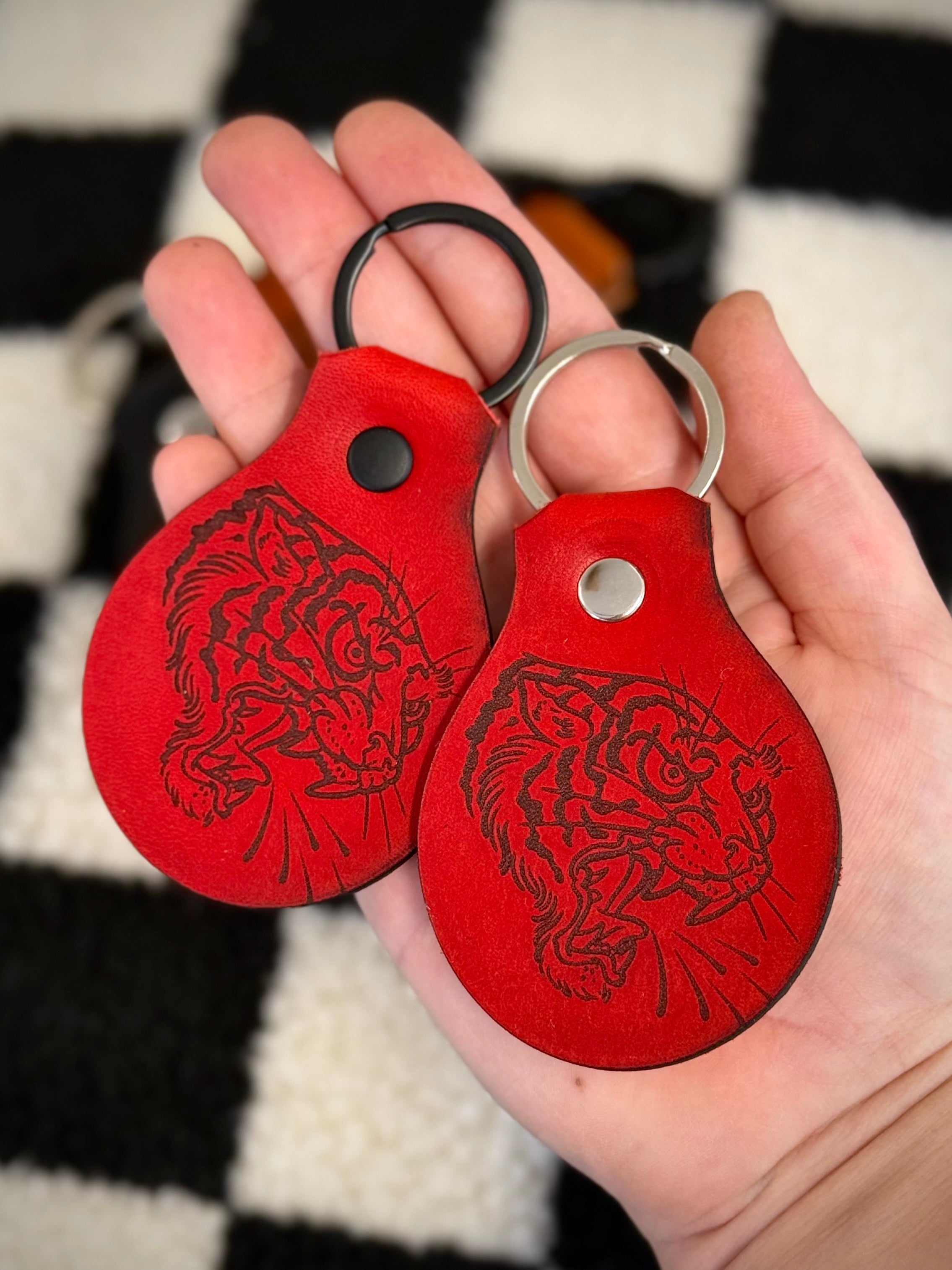 Simple Keychain: Tiger Head