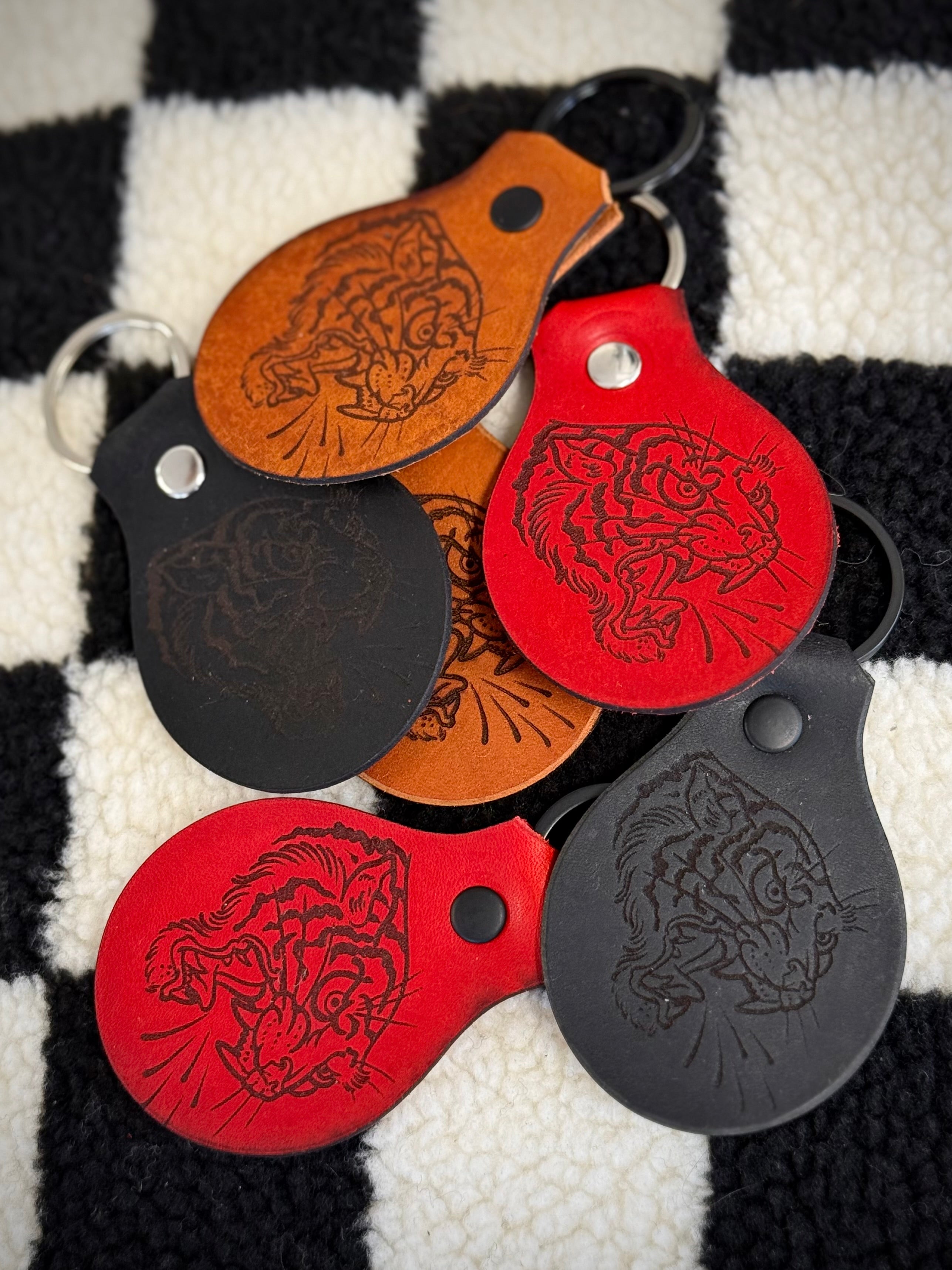 Simple Keychain: Tiger Head