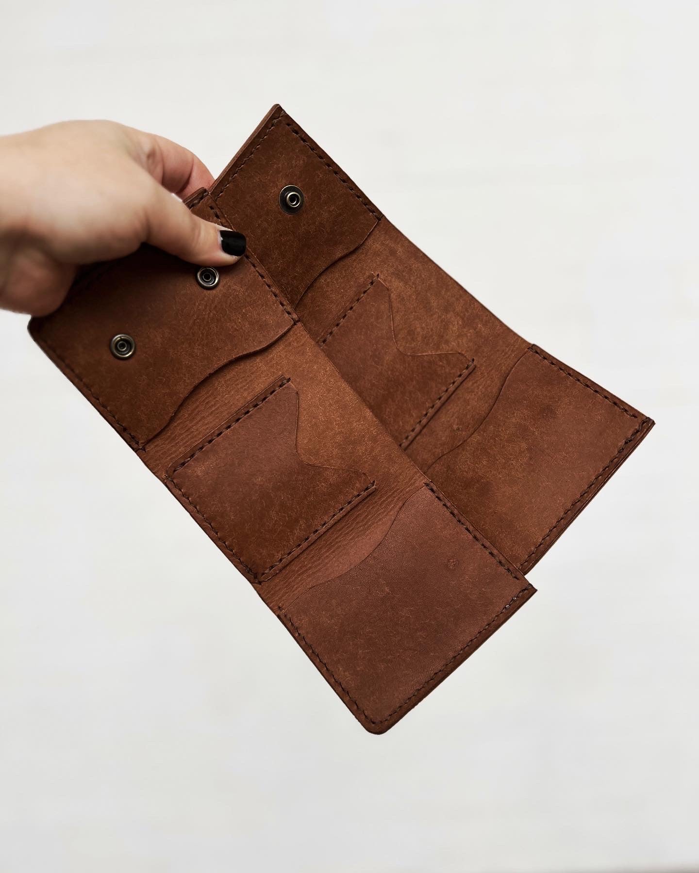Trifold Wallet: Cowskull