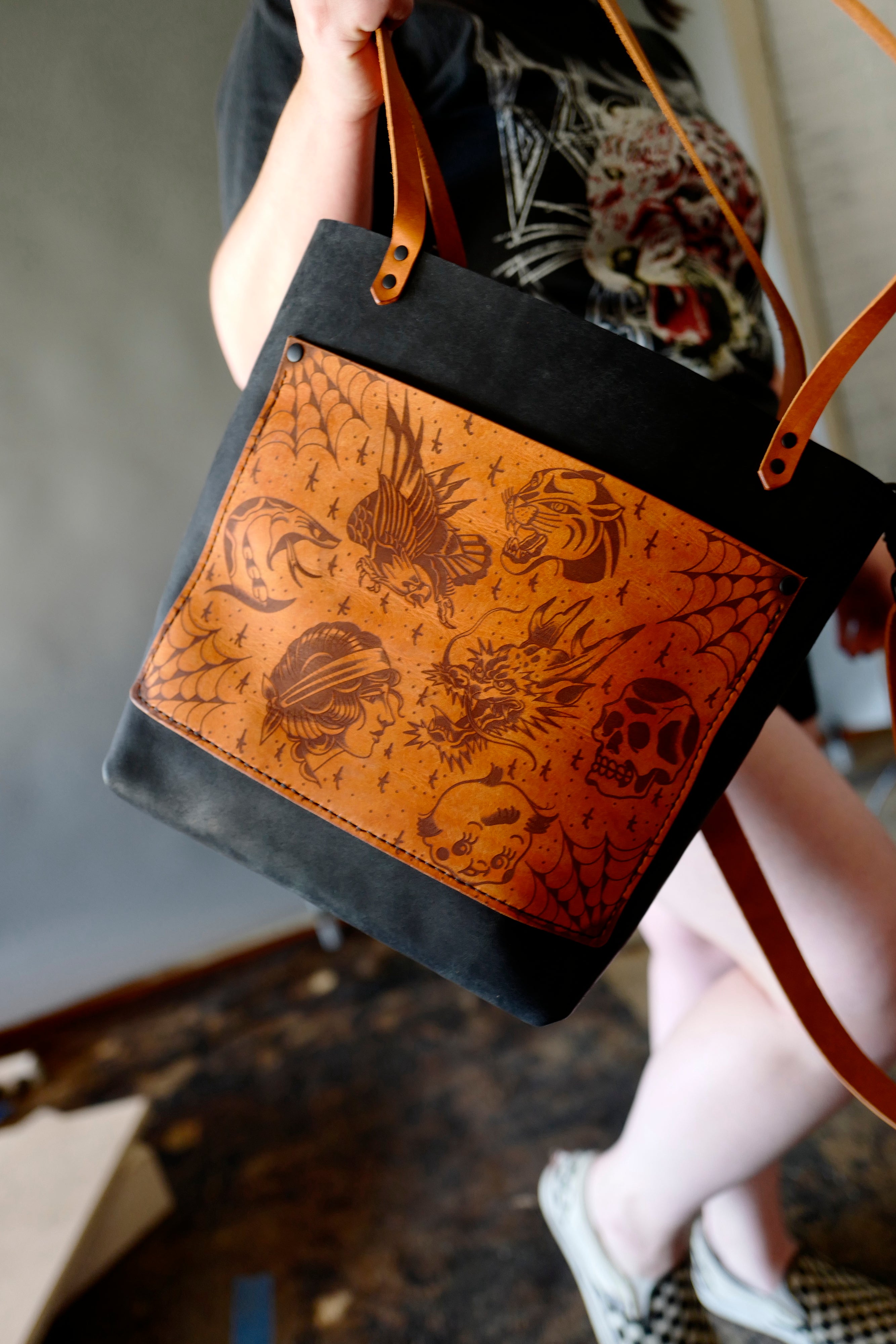 The Work Tote: Heads/Tails Flash Sheet