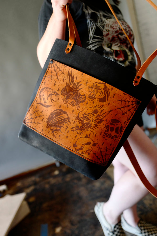 The Work Tote: Heads/Tails Flash Sheet