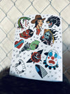 Sticker Sheet: Classics Flash