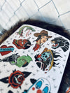 Sticker Sheet: Classics Flash
