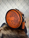 The Rebel Circle Bag: Pomegranate Bees