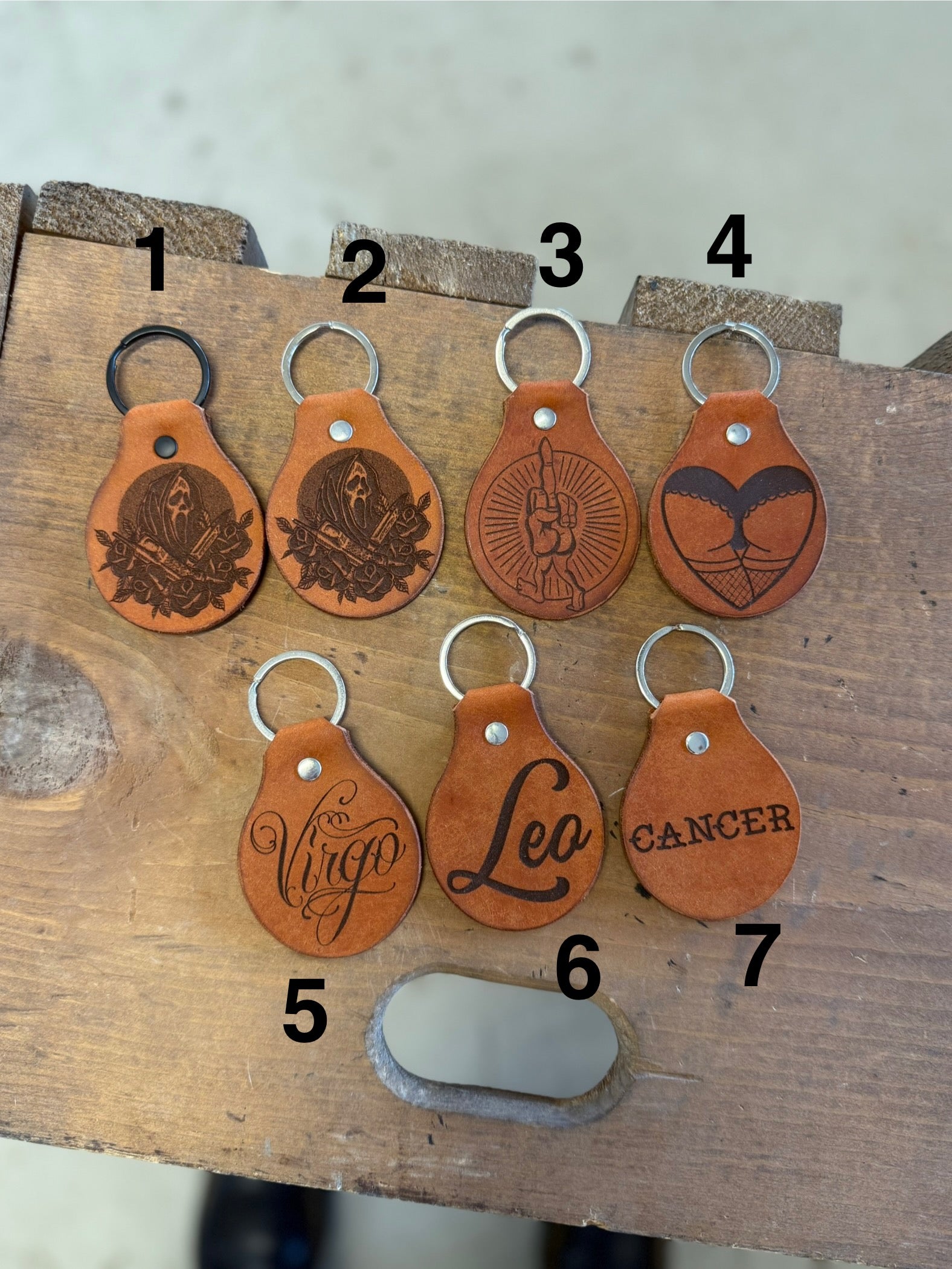 Engraved Keychain 2 (ready to ship)