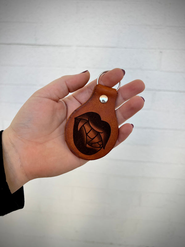 Simple Keychain: Vamp Lips