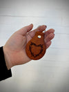 Simple Keychain: Barbed Wire Heart