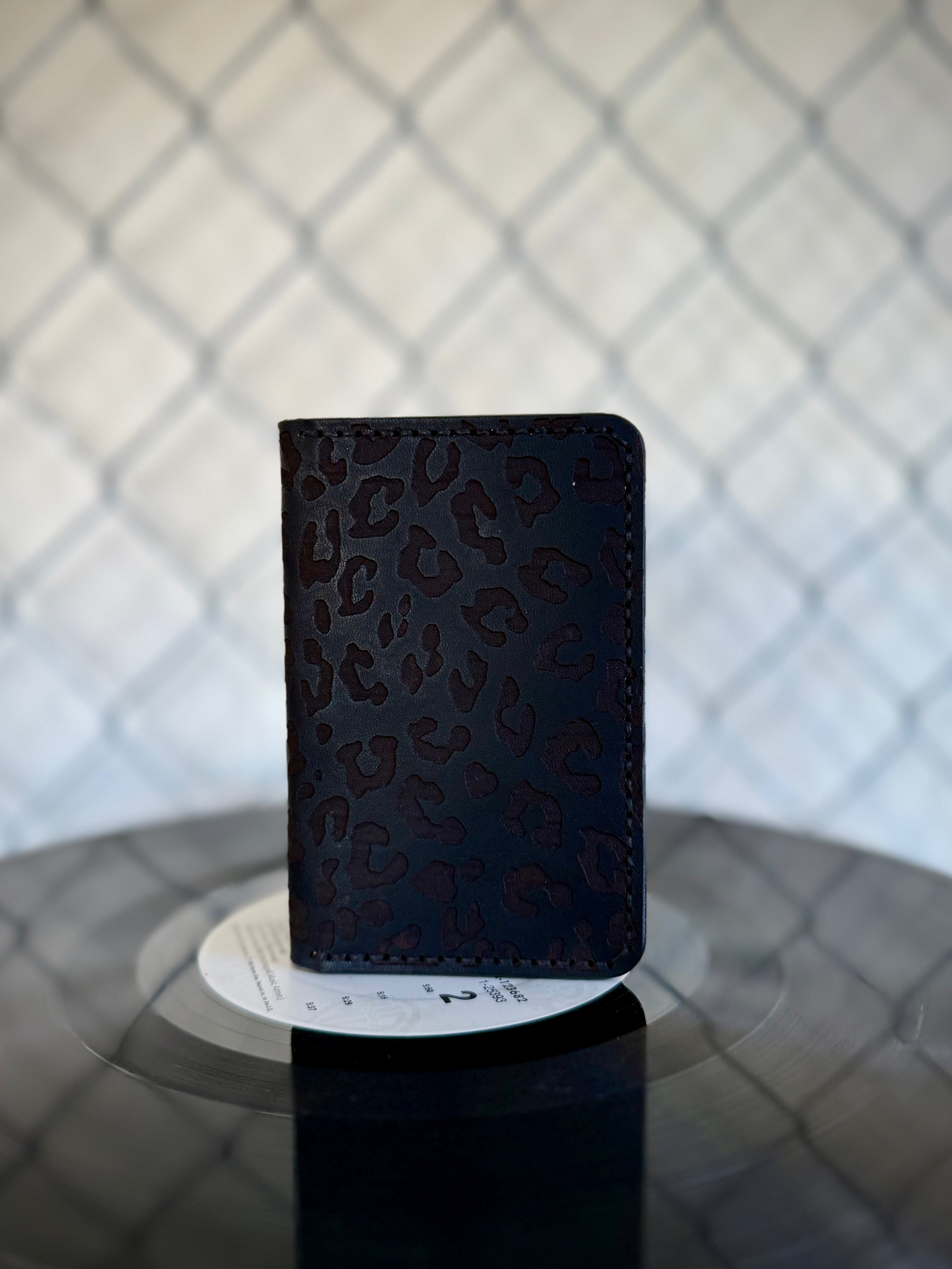 Dodge City Wallet: Leopard Print