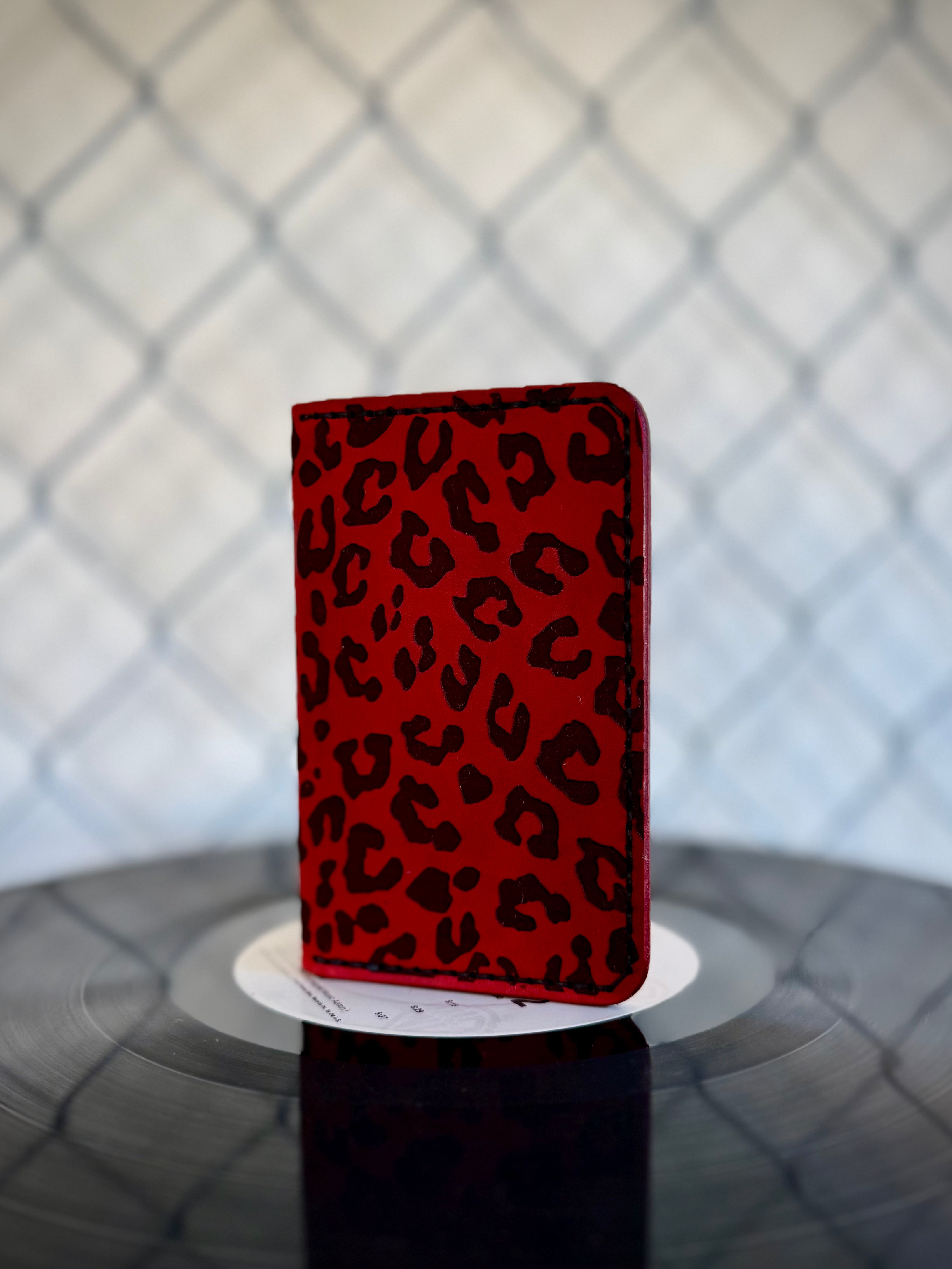 Dodge City Wallet: Leopard Print