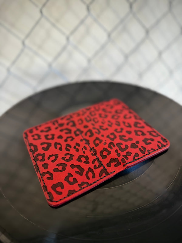 Dodge City Wallet: Leopard Print