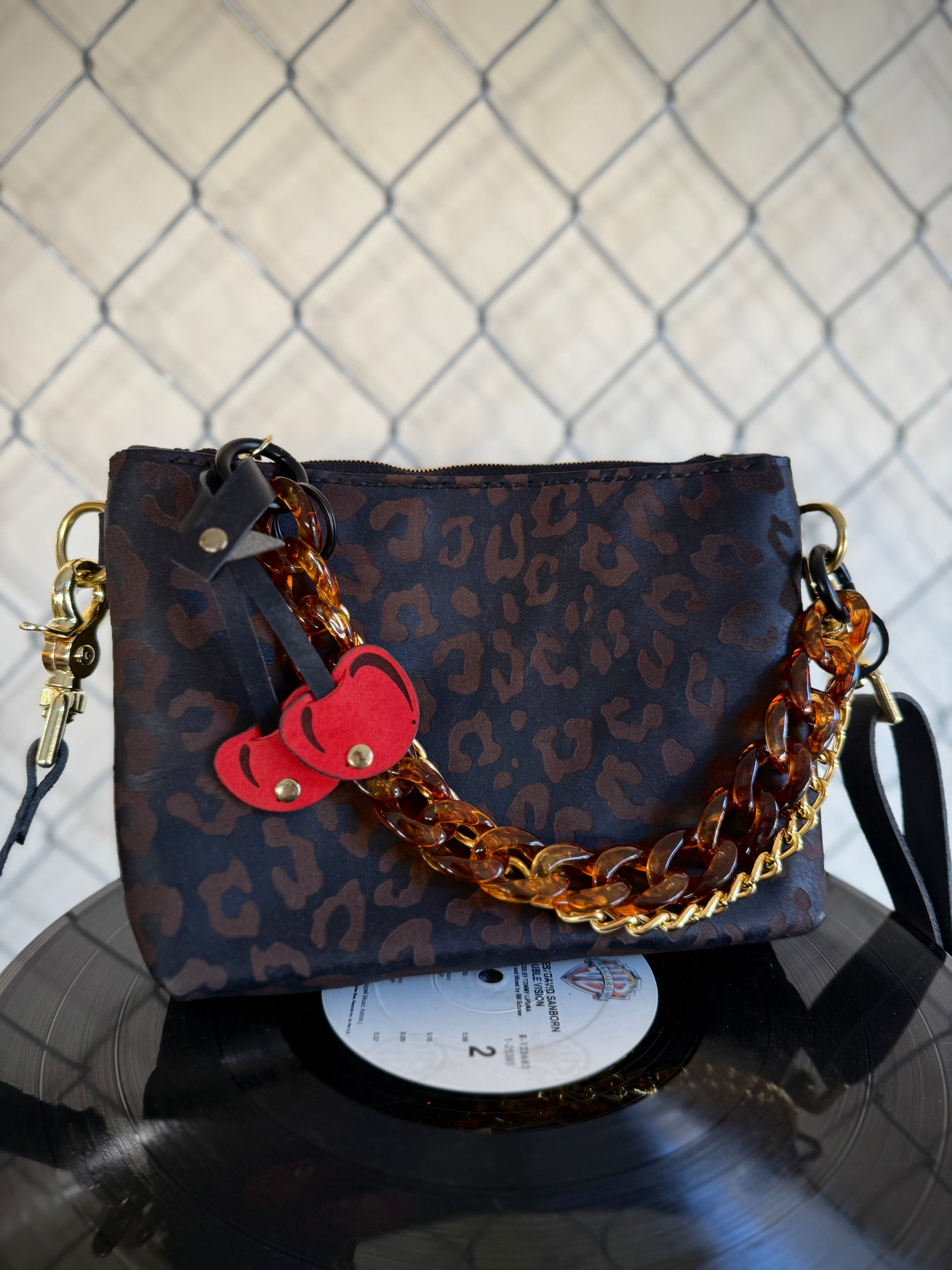 The Gimme Zip Bag: Leopard