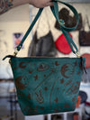The Lola Zip Crossbody: Space Print