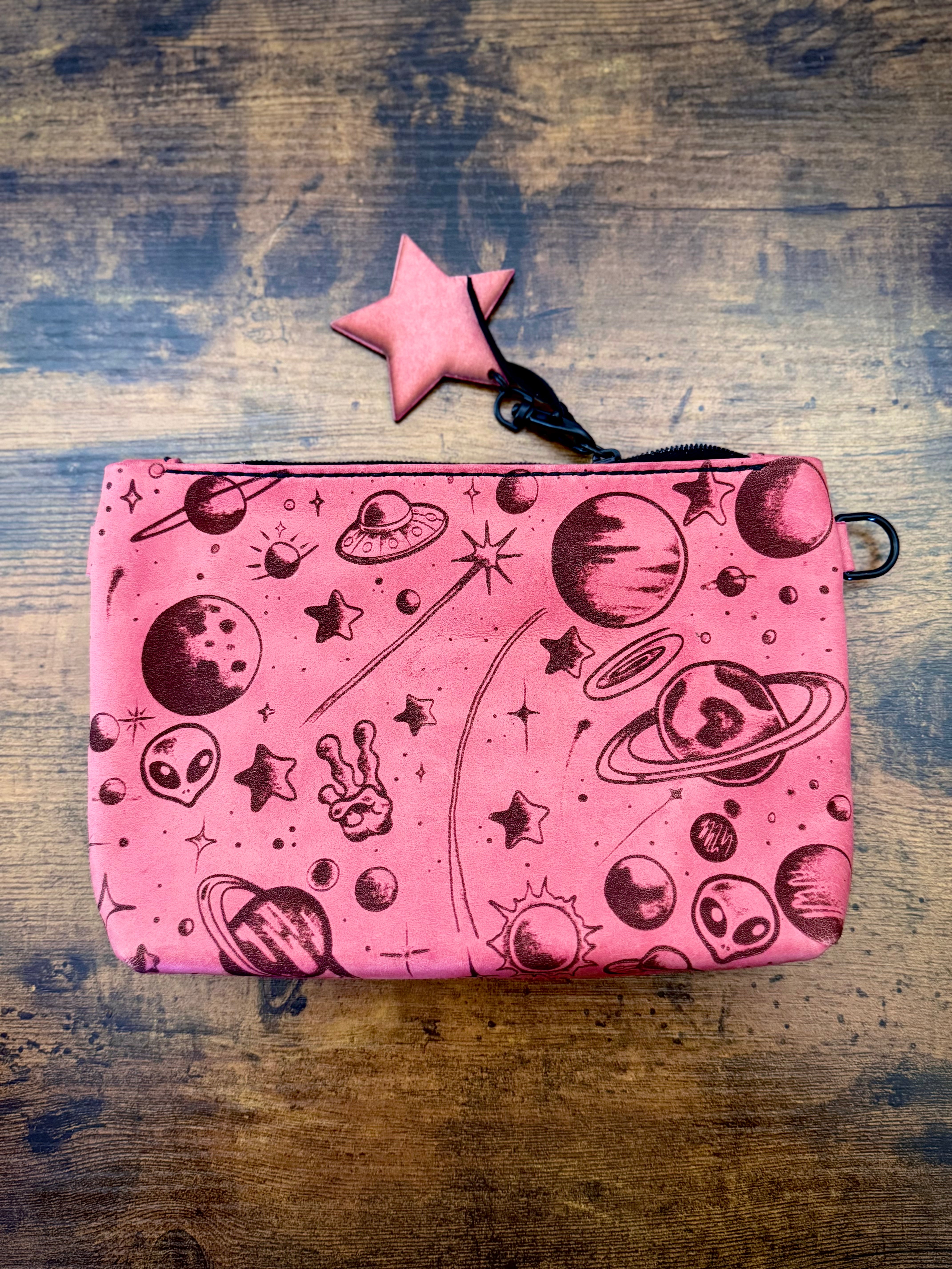 The Gimme Zip Pouch: Space Print