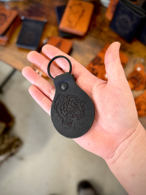 Simple Keychain: Tiger Head