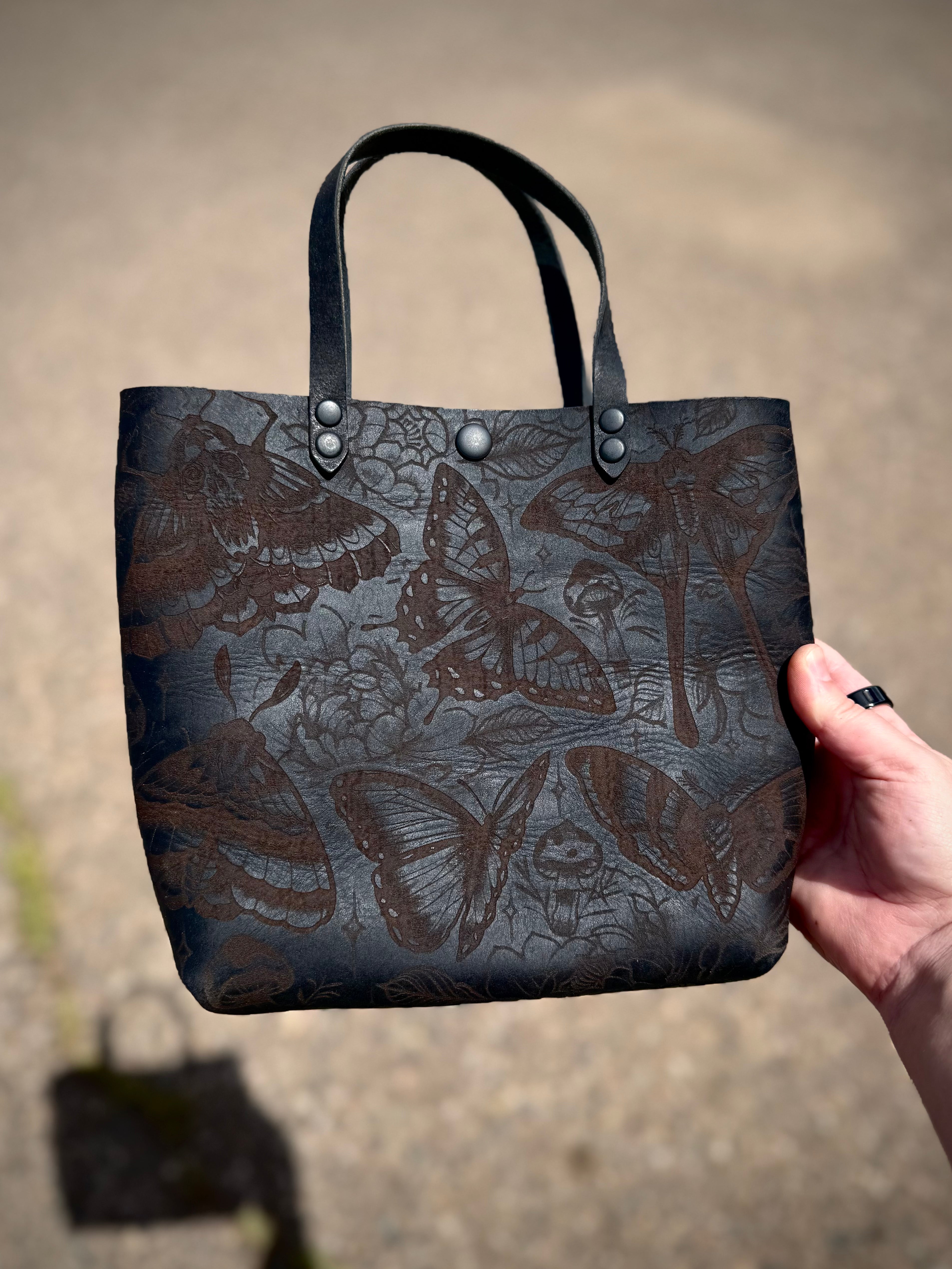 Classic Mini Tote: Moth Flash 🦋