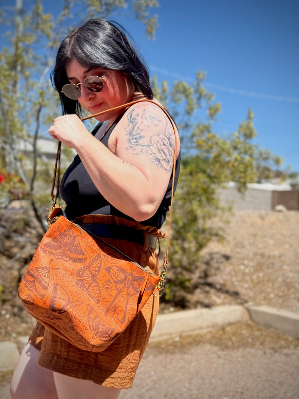 The Lola Zip Crossbody: Moth Flash 🦋
