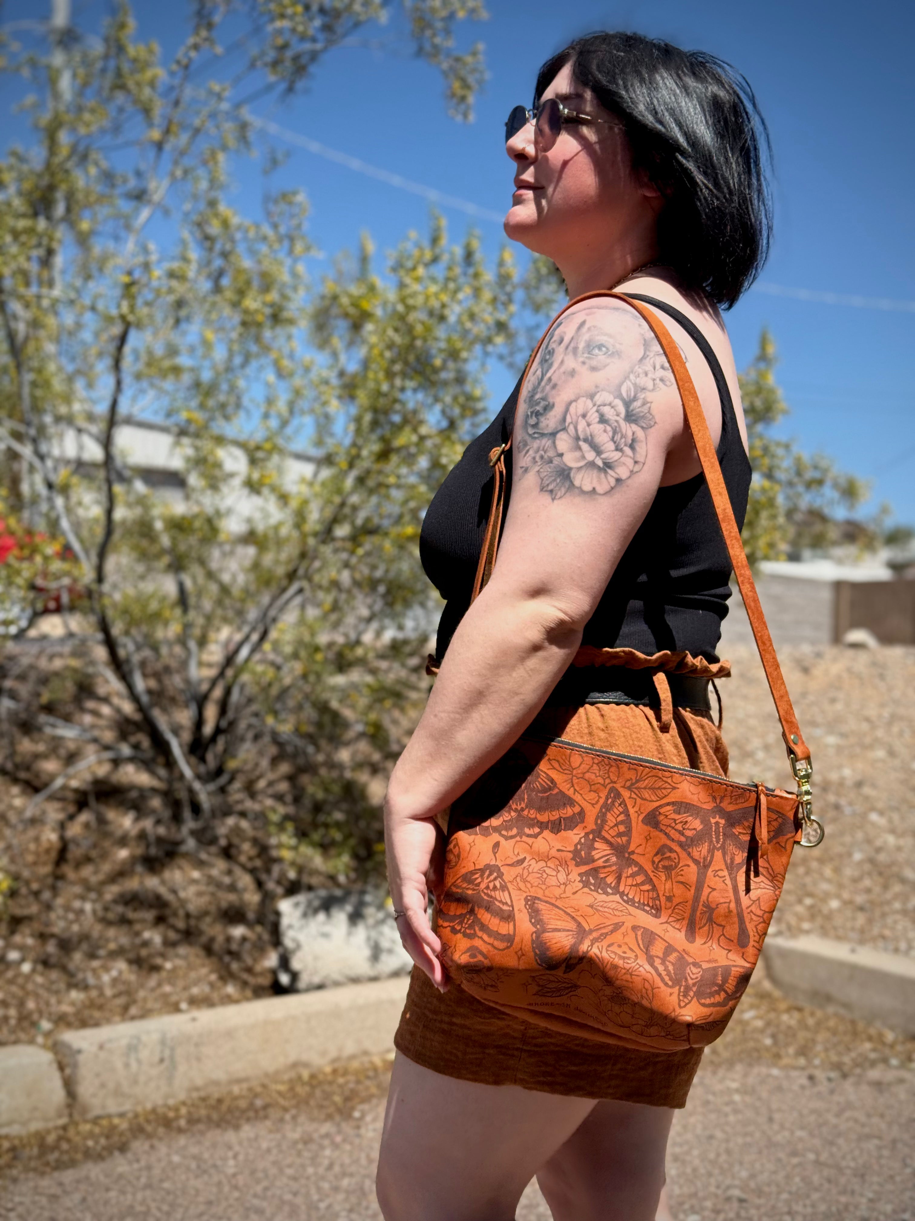 The Lola Zip Crossbody: Moth Flash 🦋
