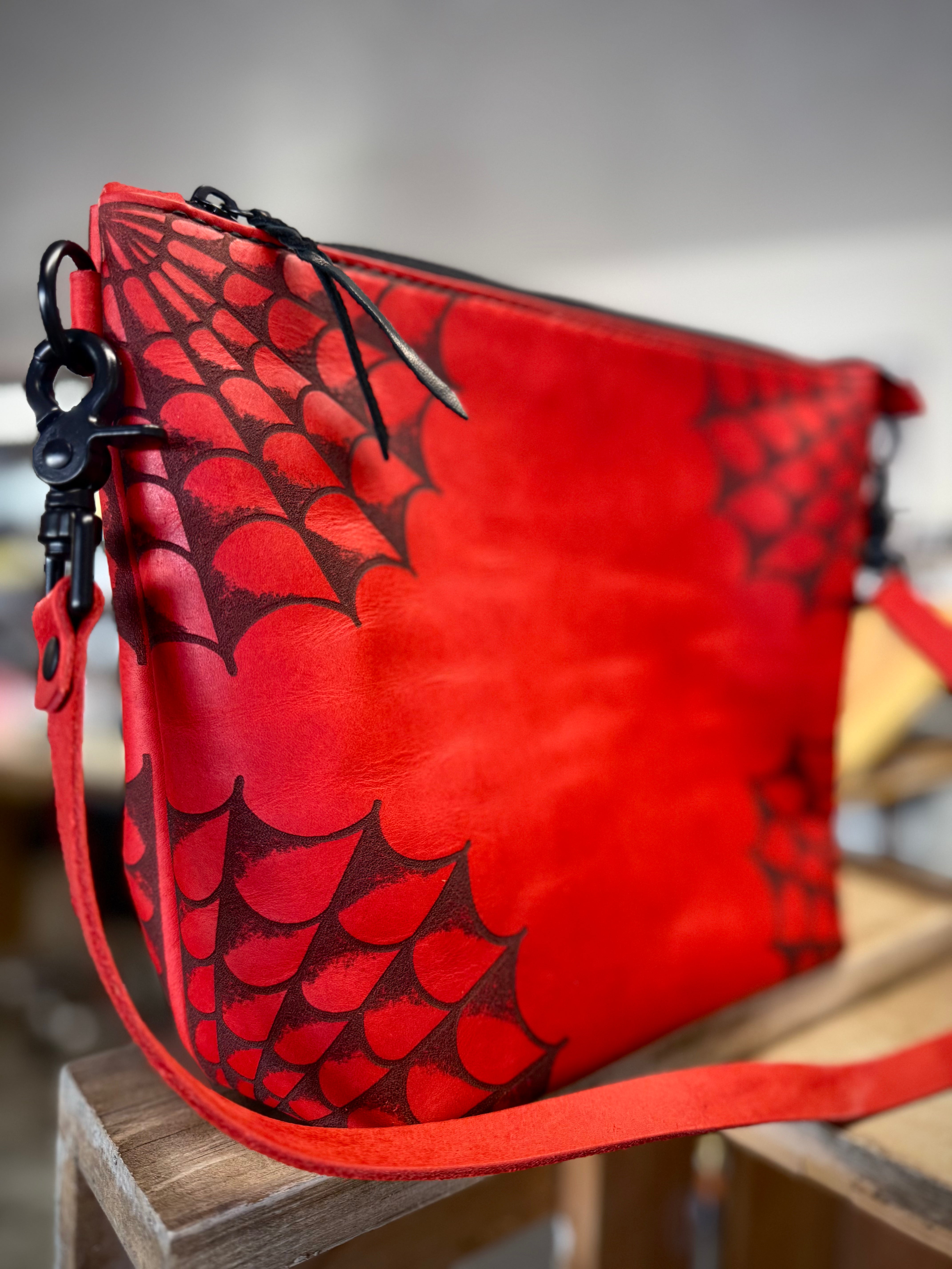The Lola Zip Crossbody: Spiderwebs 🕸️