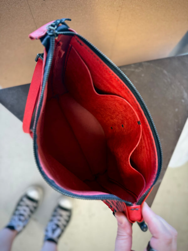 The Lola Zip Crossbody: Spiderwebs 🕸️