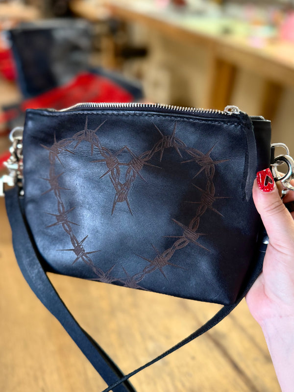 The Gimme Zip Bag: Barbed Wire Heart
