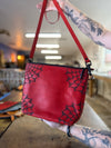 The Lola Zip Crossbody: Spiderwebs (ready to ship)