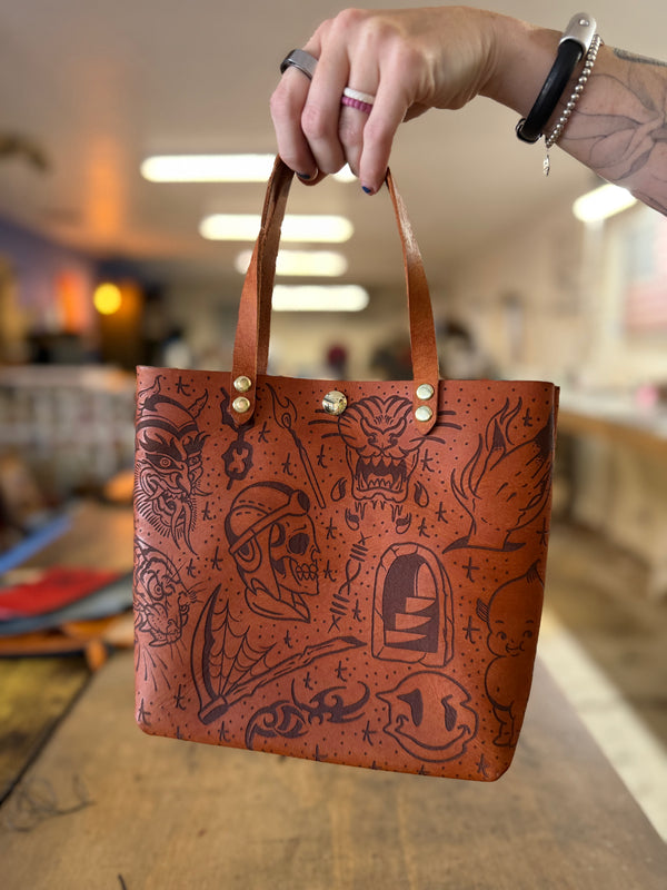 Classic Mini Tote: Live Fast Flash (ready to ship)