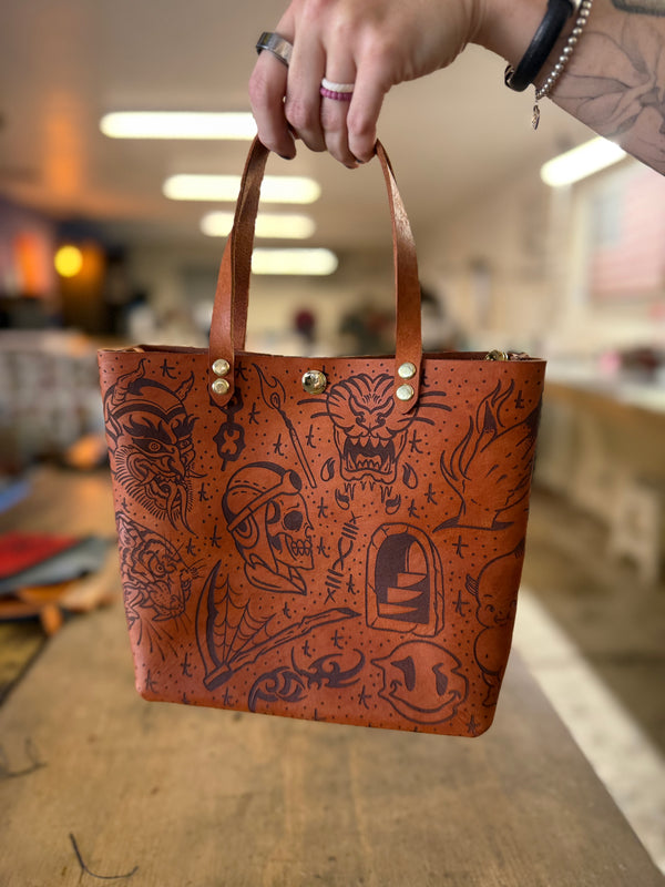Classic Mini Tote: Live Fast Flash (ready to ship)