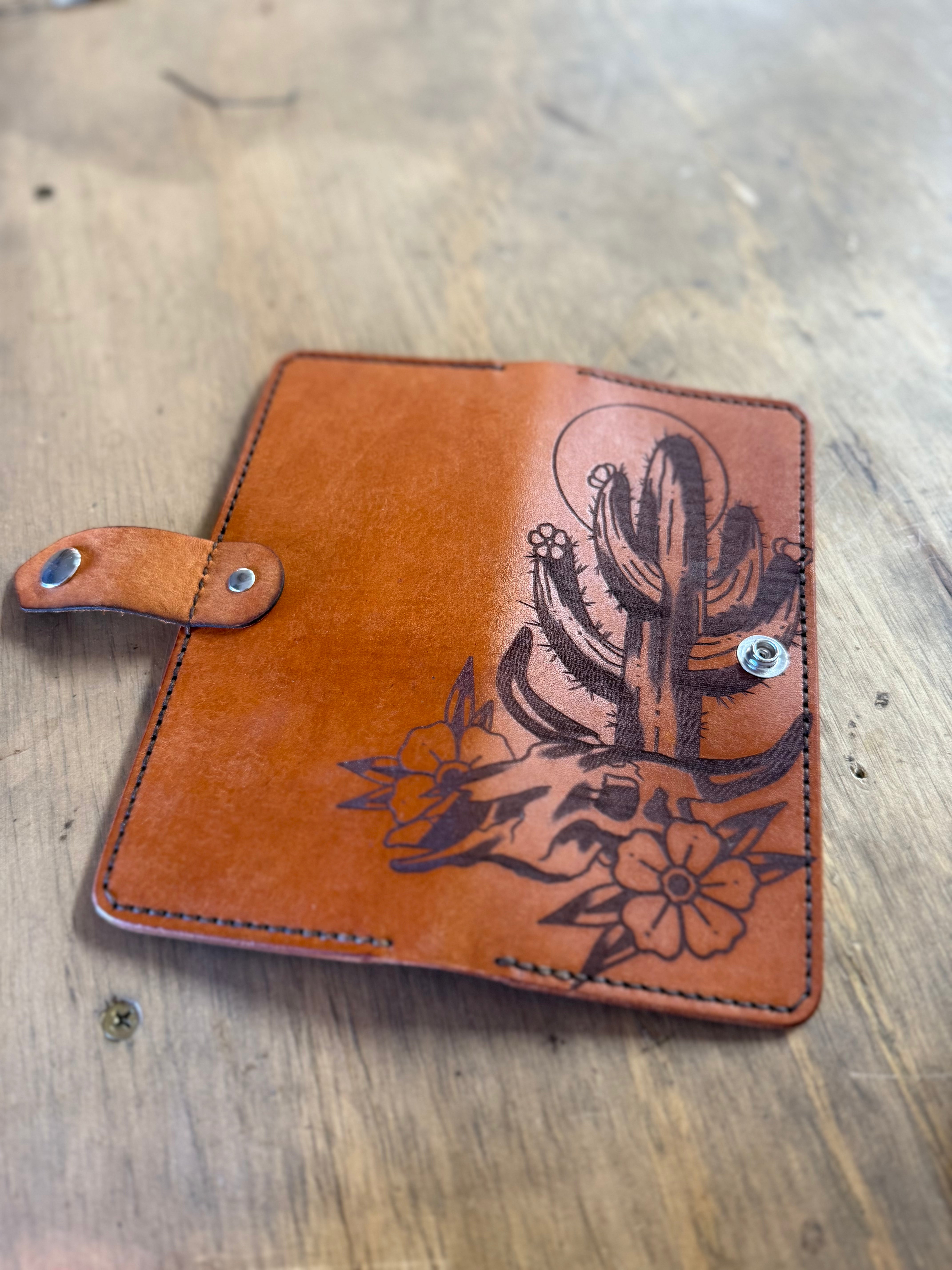 Bandita Wallet: Desert Bull Skull (ready to ship)