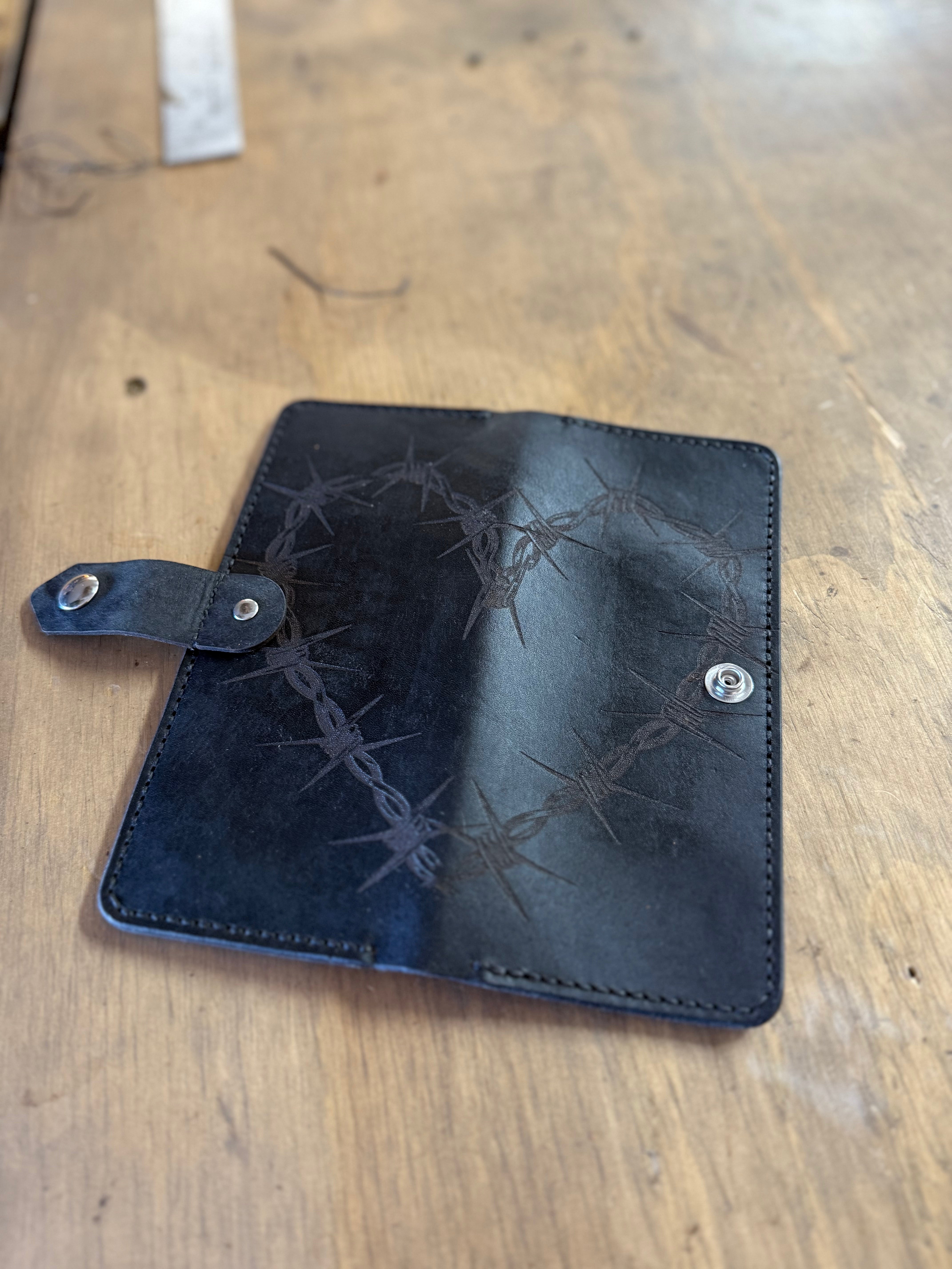 Bandita Wallet: Barbed Wire Heart (ready to ship)