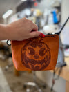 The Gimme Zip Pouch: Jack-o-lantern