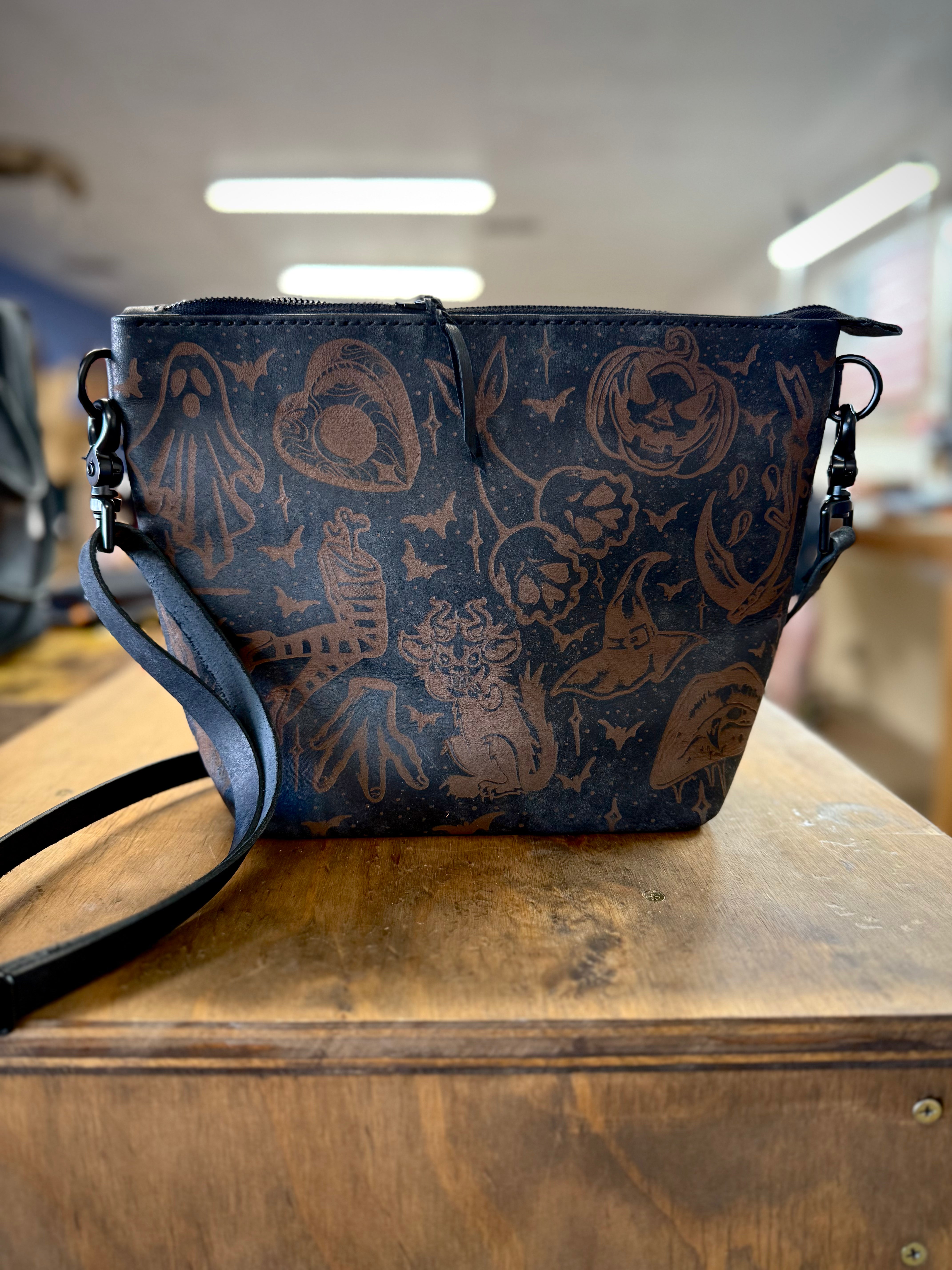 The Lola Zip Crossbody: Haunted Flash Sheet 🎃