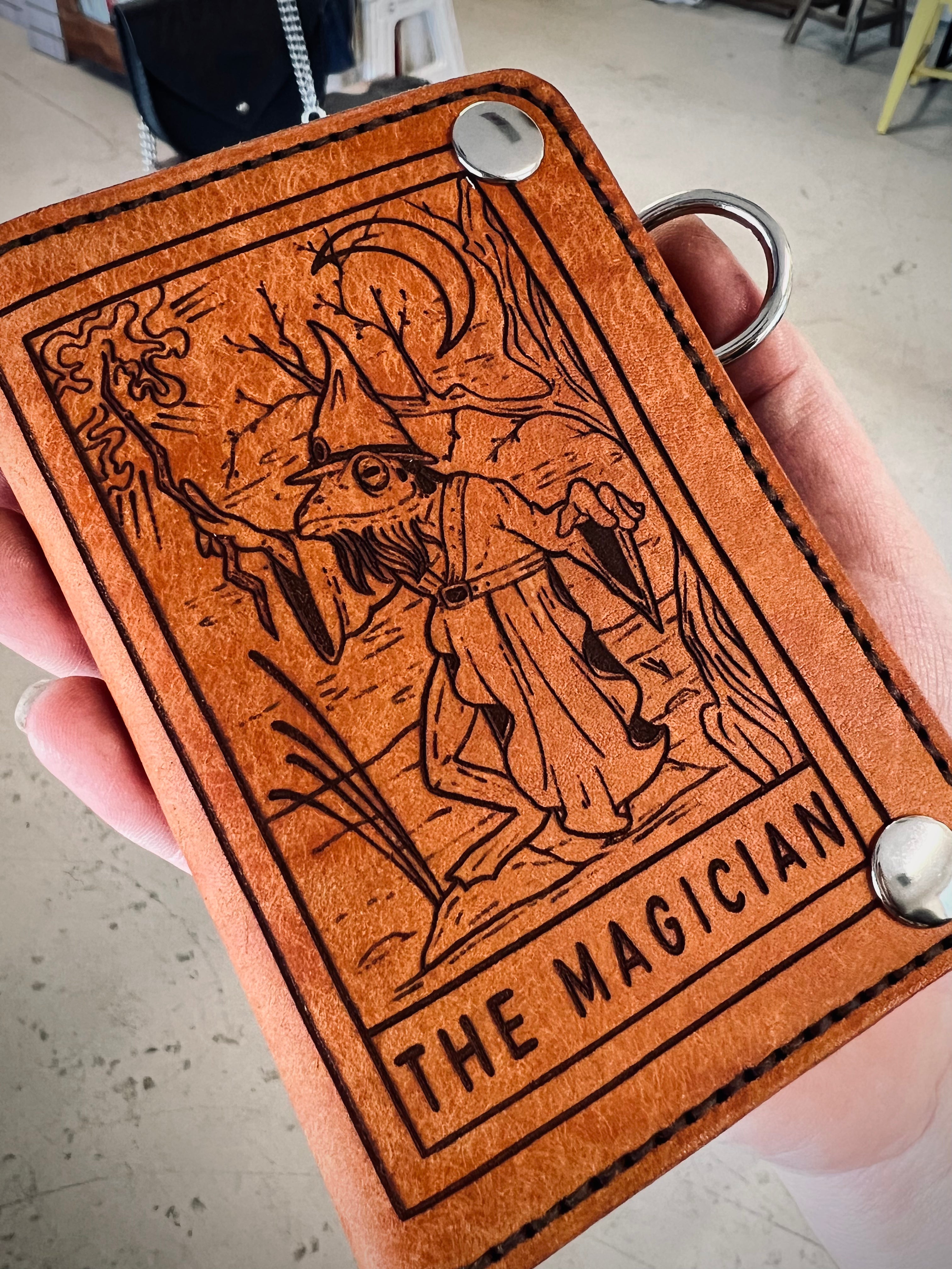 Saloon Wallet: The Magician Tarot