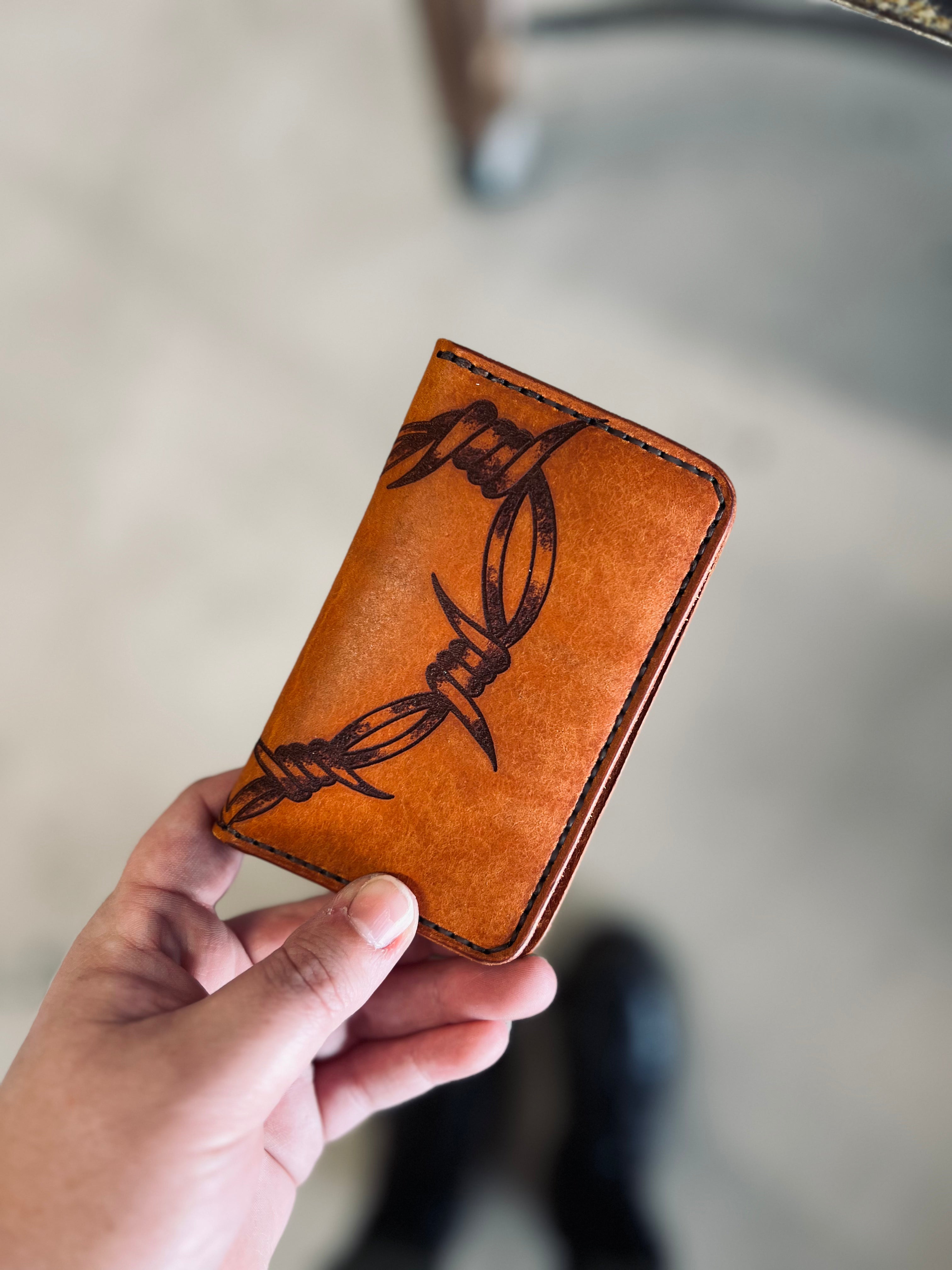 Dodge City Wallet: Barbed Wire Heart