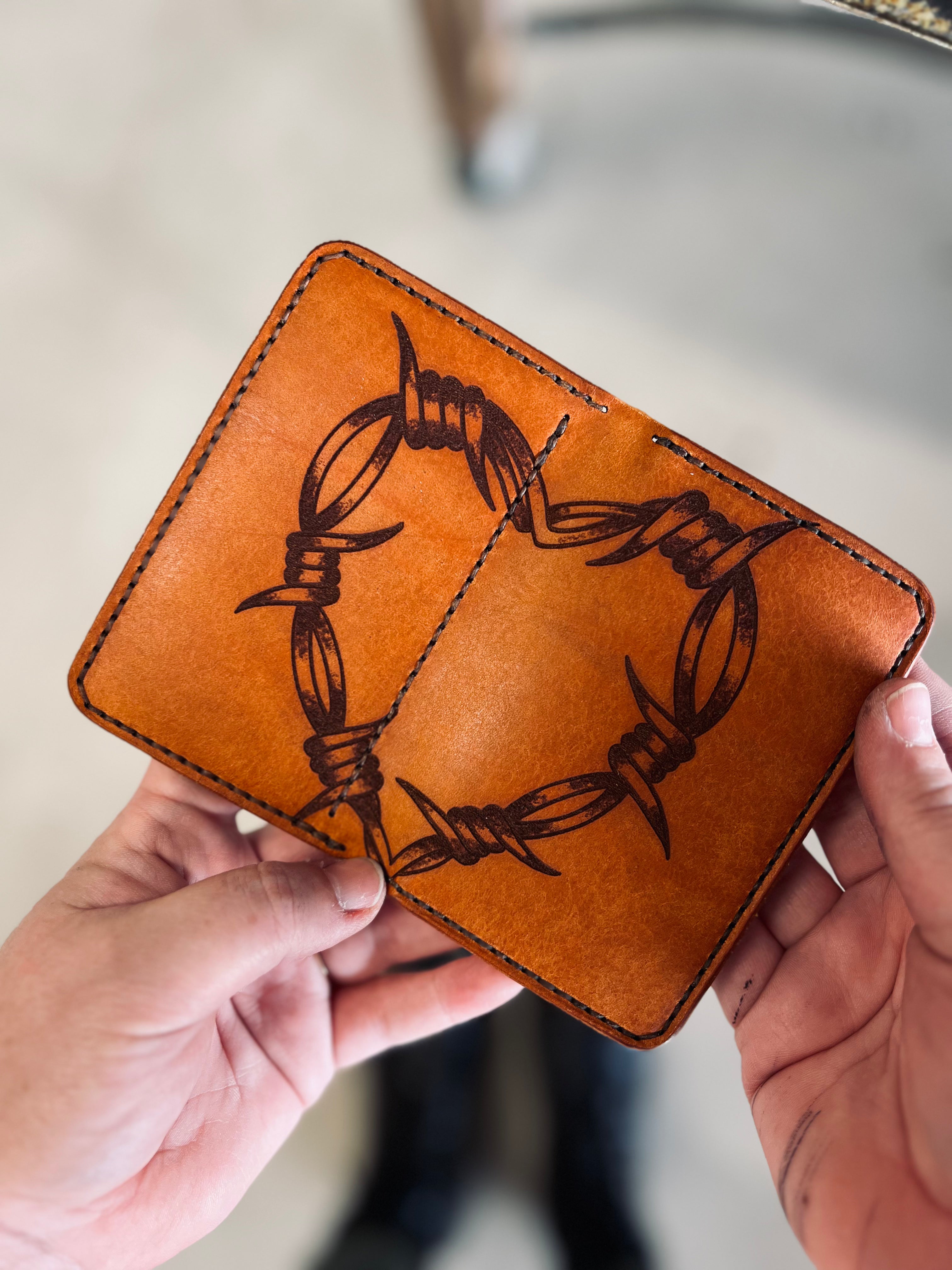 Dodge City Wallet: Barbed Wire Heart