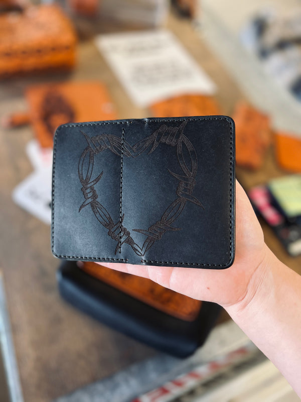 Dodge City Wallet: Barbed Wire Heart