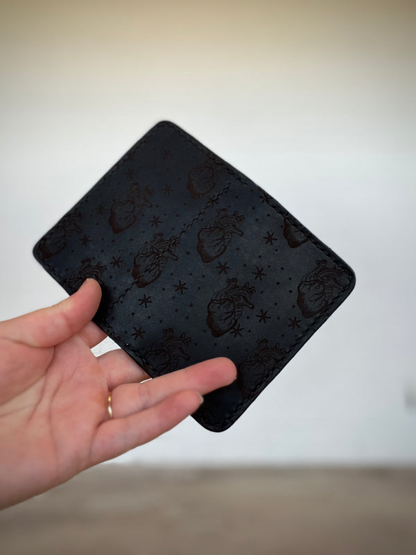 Dodge City Wallet: Hearts Print