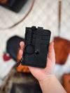 On The Run Keychain Wallet: Black Widow