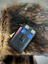 On The Run Keychain Wallet: Black Widow