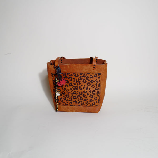 The Work Tote: Leopard Print