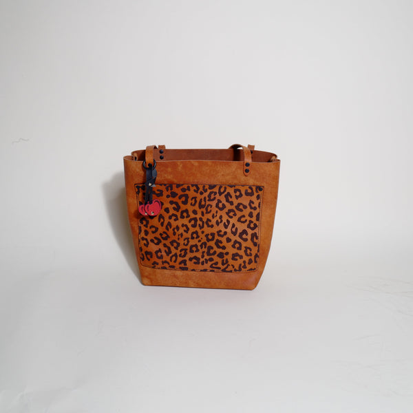 The Work Tote: Leopard Print