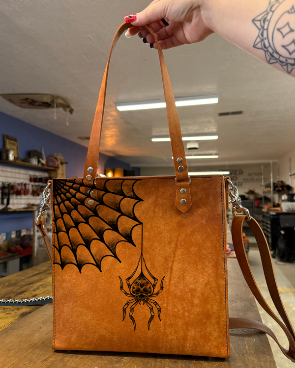 Manic Monday Tote: Hanging By A Thread 🕷️