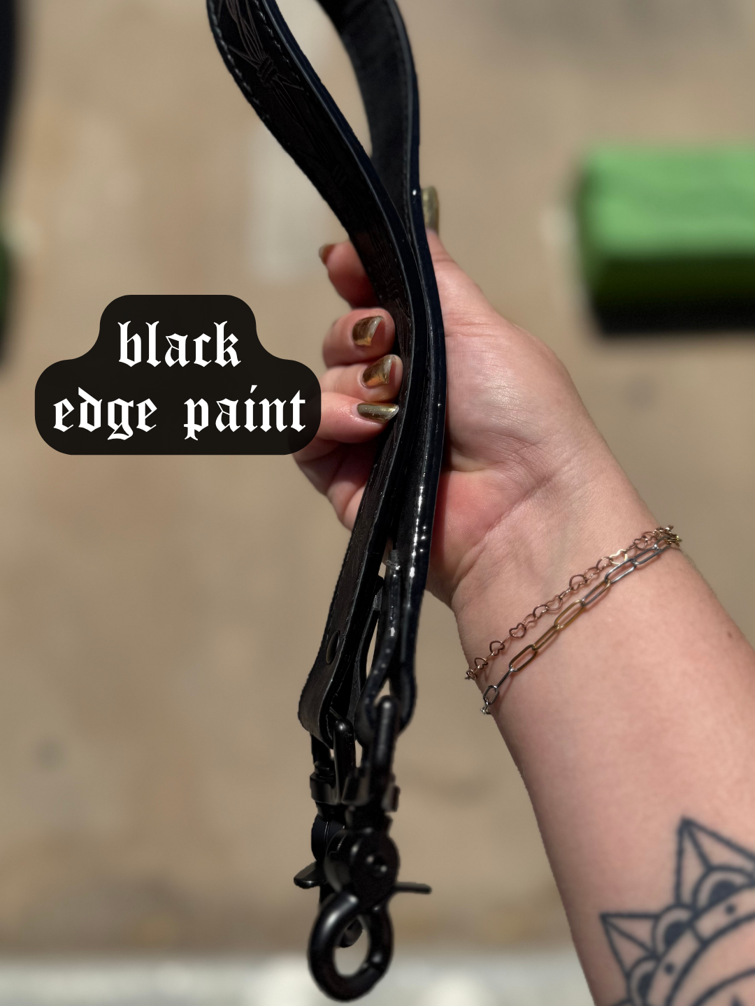 Barbed Wire Shoulder Strap (back in black)