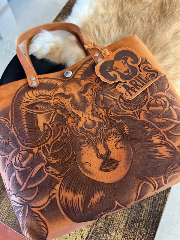 Classic Mini Tote: Aries Zodiac