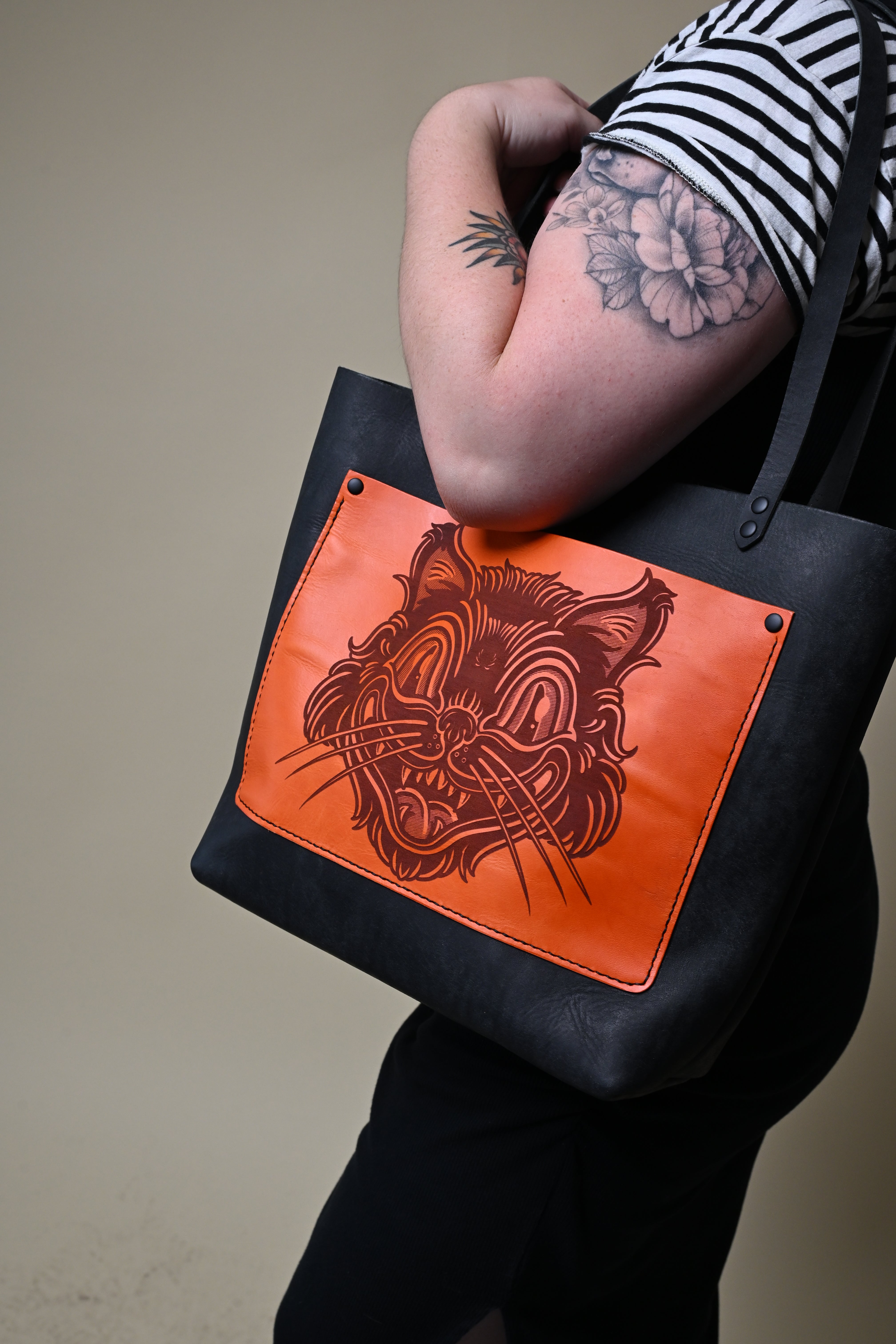 The Work Tote: Black Cat
