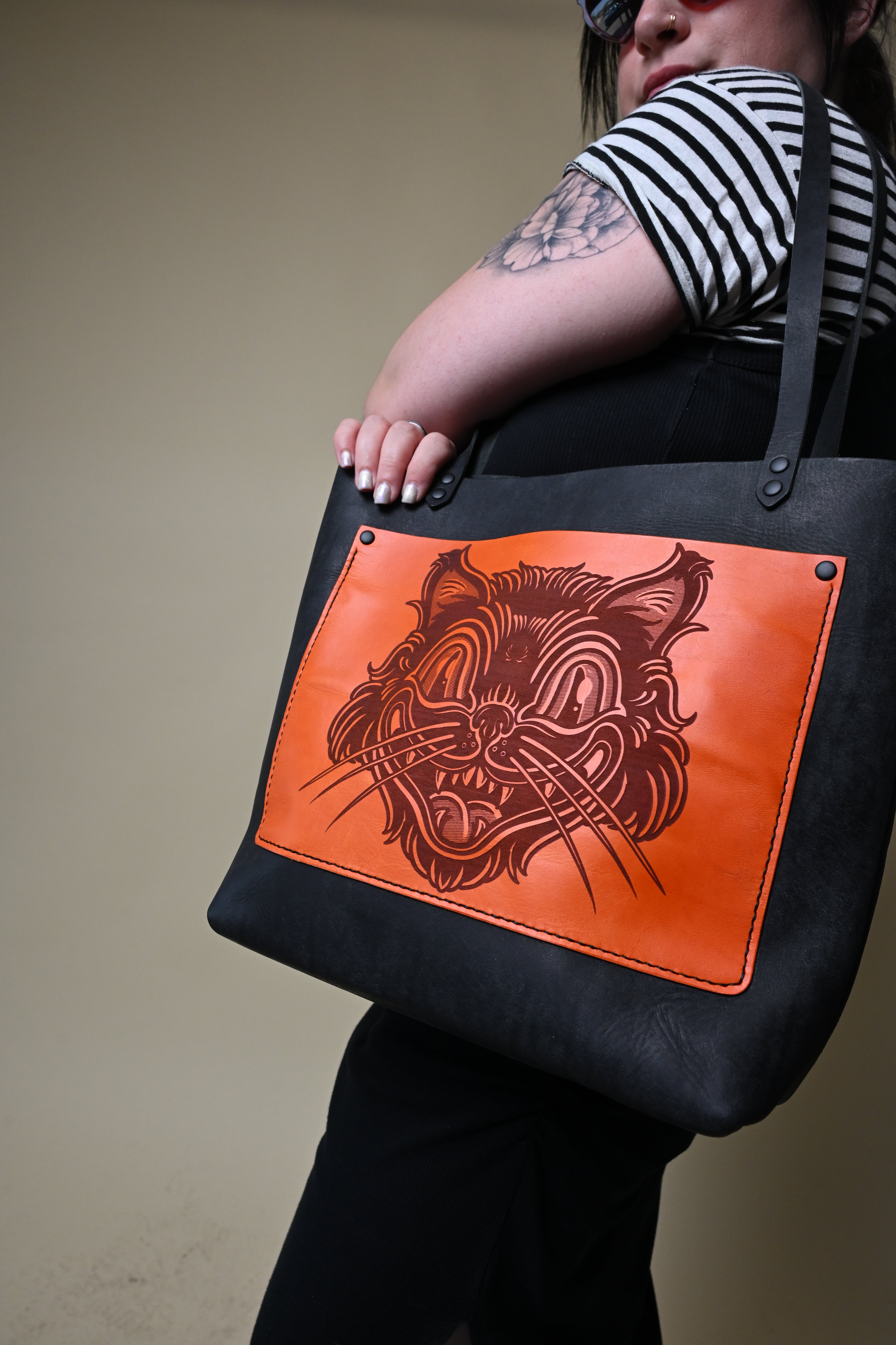The Work Tote: Black Cat