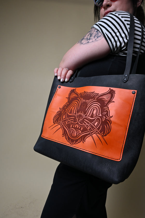 The Work Tote: Black Cat